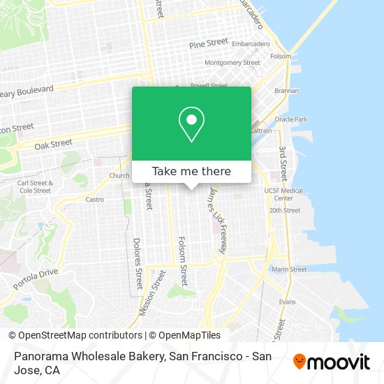Panorama Wholesale Bakery map