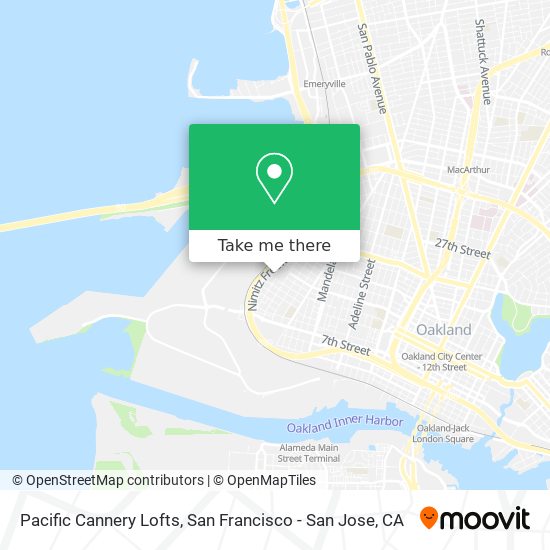 Pacific Cannery Lofts map
