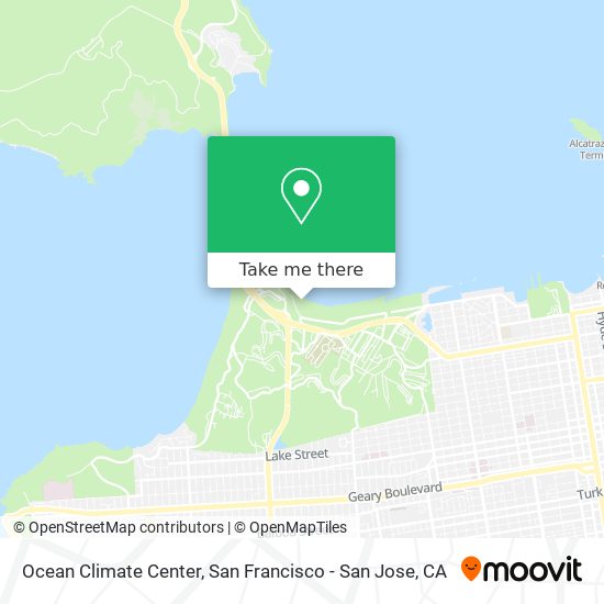 Ocean Climate Center map