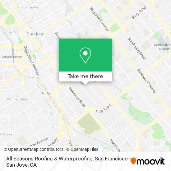 All Seasons Roofing & Waterproofing map