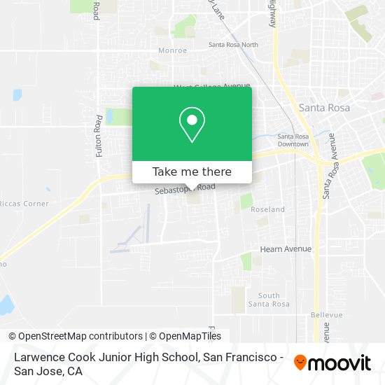 Larwence Cook Junior High School map