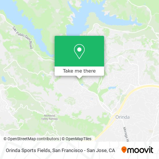 Mapa de Orinda Sports Fields