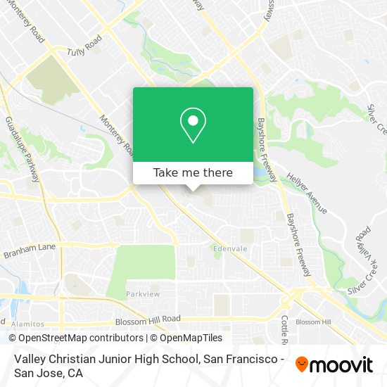 Valley Christian Junior High School map