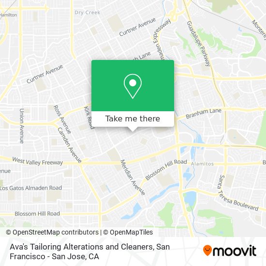 Ava's Tailoring Alterations and Cleaners map