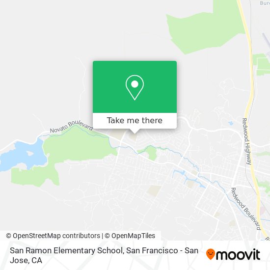 Mapa de San Ramon Elementary School