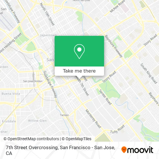 Mapa de 7th Street Overcrossing