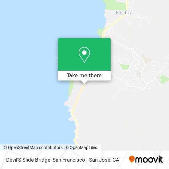 Devil’S Slide Bridge map