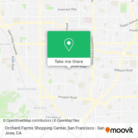 Orchard Farms Shopping Center map