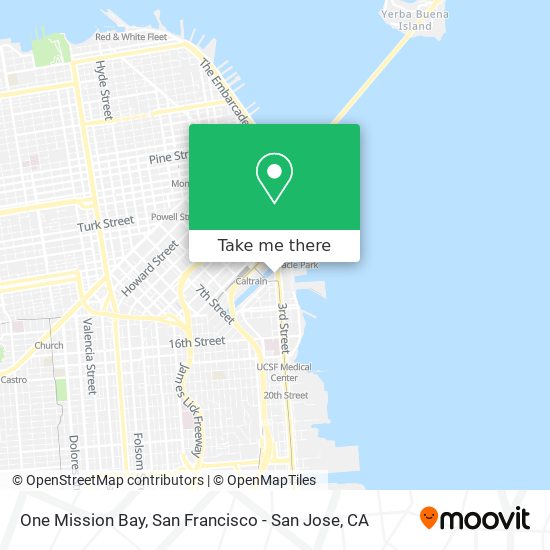 Mapa de One Mission Bay