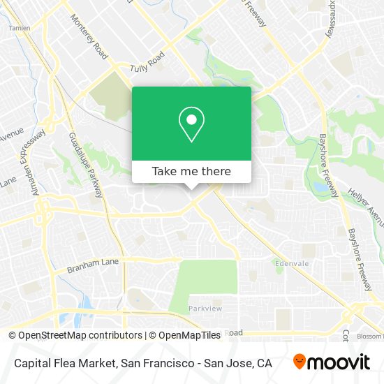 Capital Flea Market map