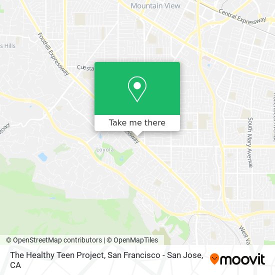 Mapa de The Healthy Teen Project