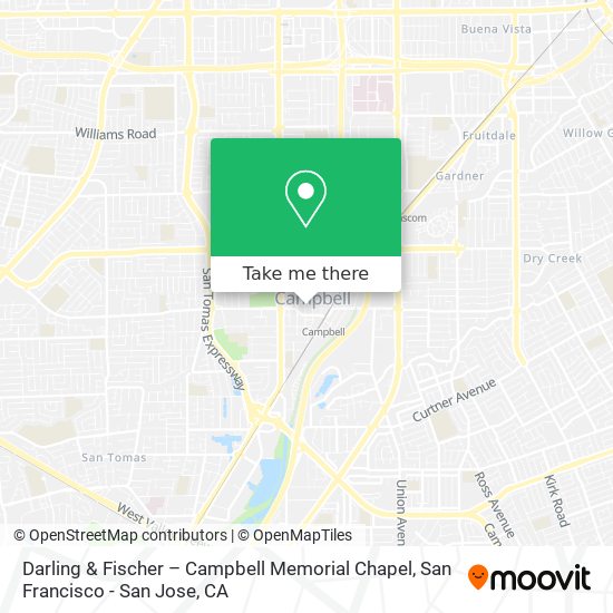 Mapa de Darling & Fischer – Campbell Memorial Chapel