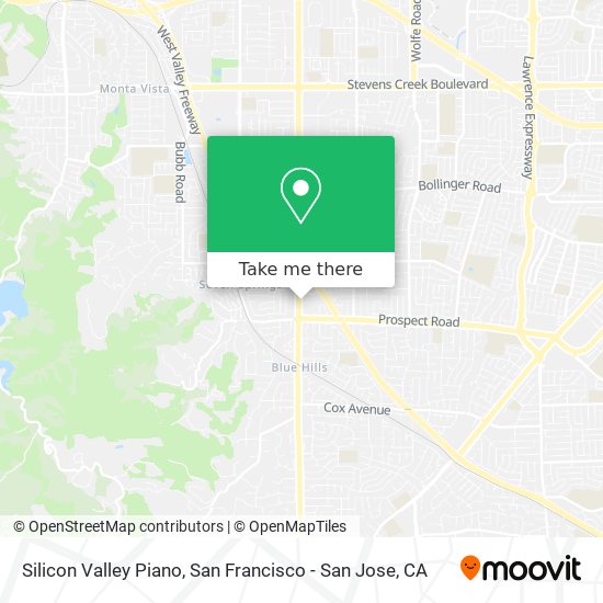 Mapa de Silicon Valley Piano