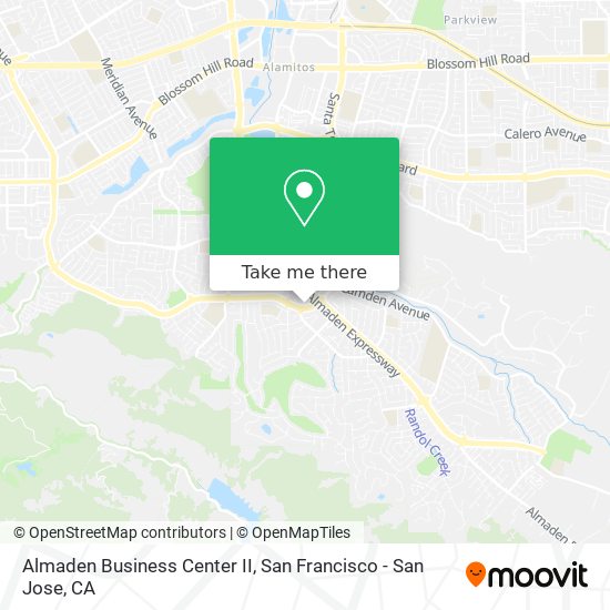 Almaden Business Center II map