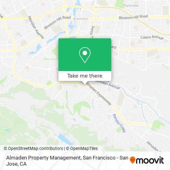 Almaden Property Management map