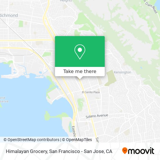 Mapa de Himalayan Grocery
