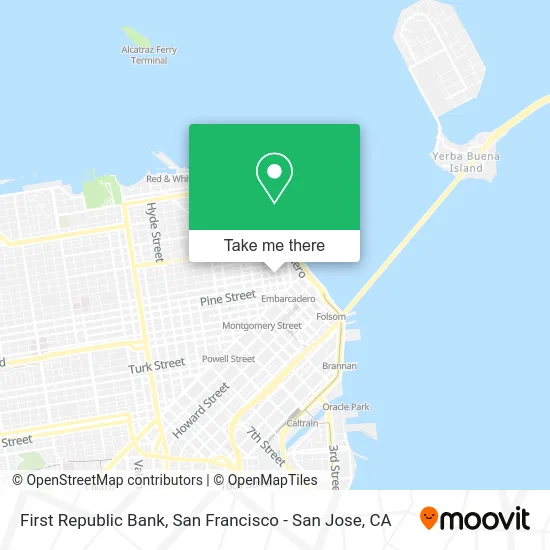 First Republic Bank map