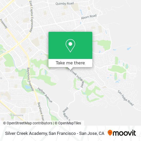 Silver Creek Academy map
