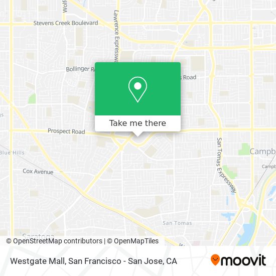 Westgate Mall map