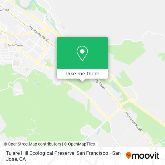 Mapa de Tulare Hill Ecological Preserve