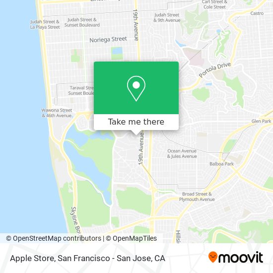 Apple Store map