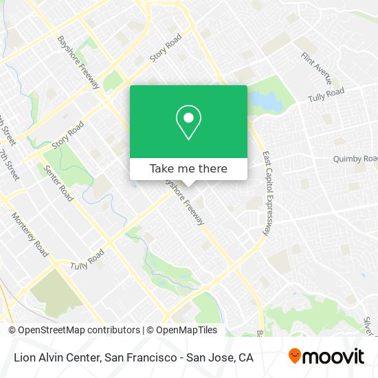 Mapa de Lion Alvin Center