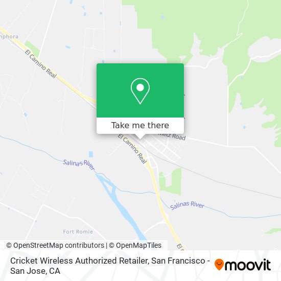 Cricket Wireless Authorized Retailer map