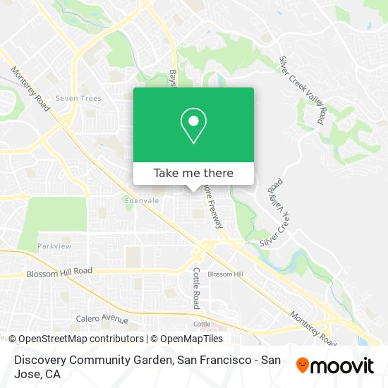 Discovery Community Garden map