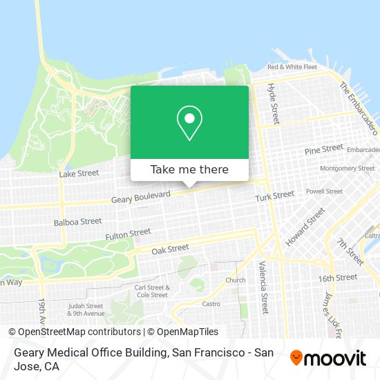 Mapa de Geary Medical Office Building