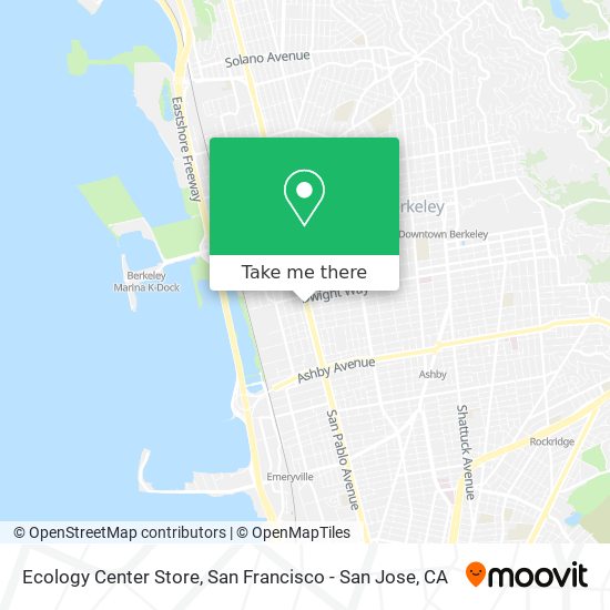 Mapa de Ecology Center Store