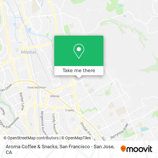 Aroma Coffee & Snacks map