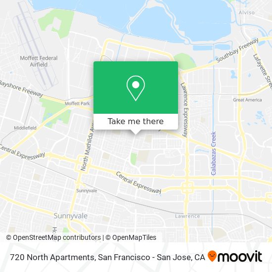 720 North Apartments map