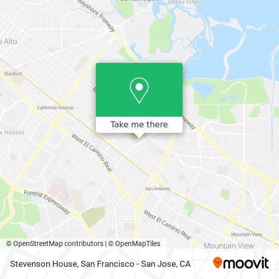 Stevenson House map