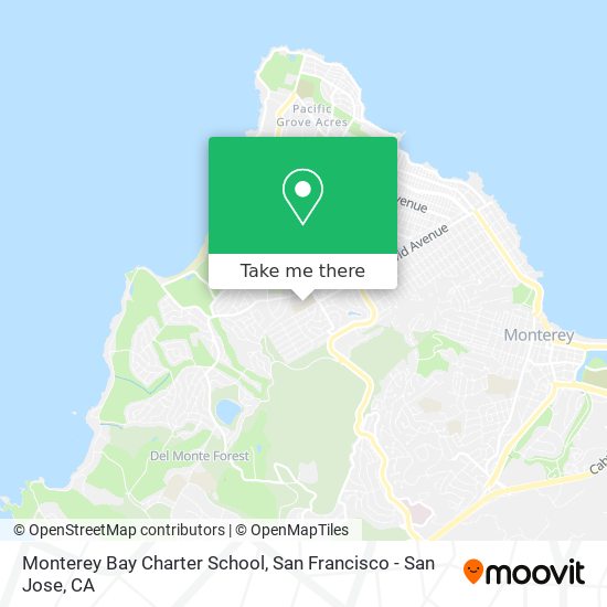 Mapa de Monterey Bay Charter School