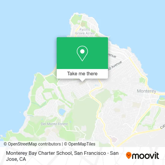 Monterey Bay Charter School map