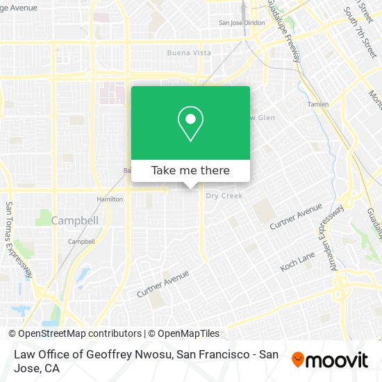 Law Office of Geoffrey Nwosu map