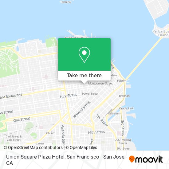 Union Square Plaza Hotel map