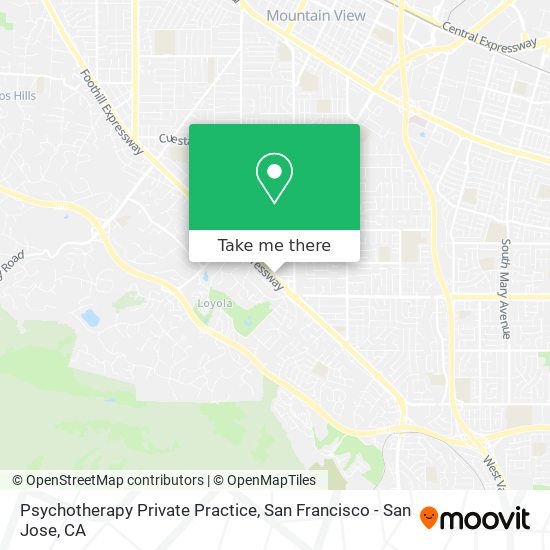 Mapa de Psychotherapy Private Practice
