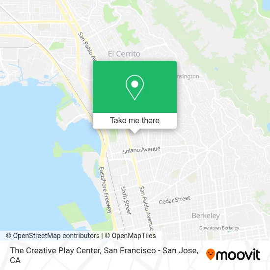The Creative Play Center map