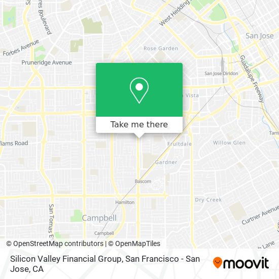 Mapa de Silicon Valley Financial Group