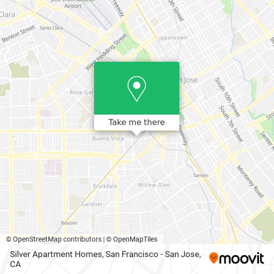 Mapa de Silver Apartment Homes