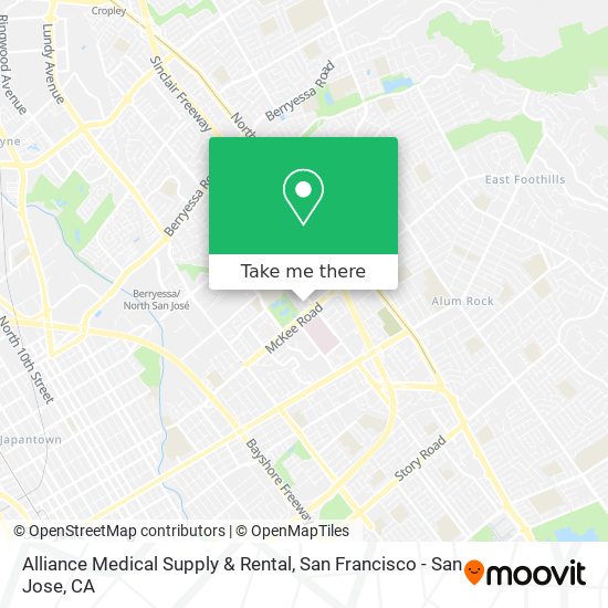 Mapa de Alliance Medical Supply & Rental