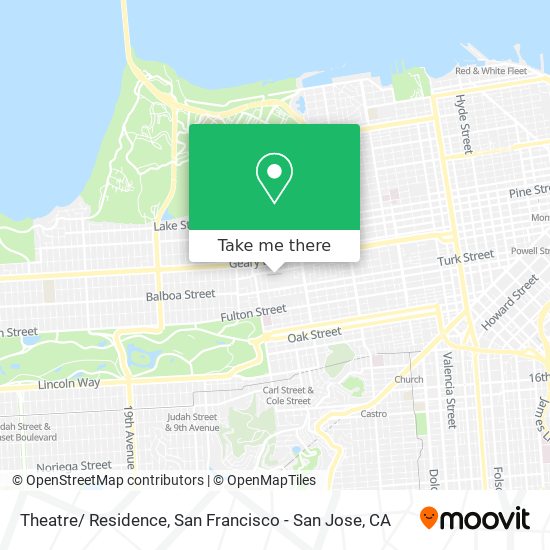 Theatre/ Residence map