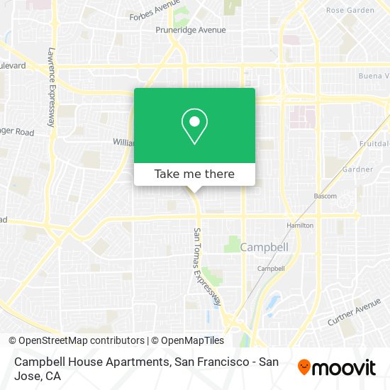 Campbell House Apartments map