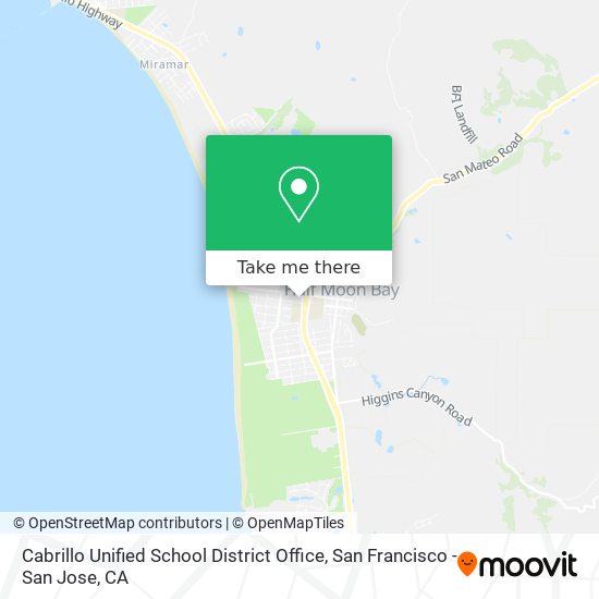 Mapa de Cabrillo Unified School District Office