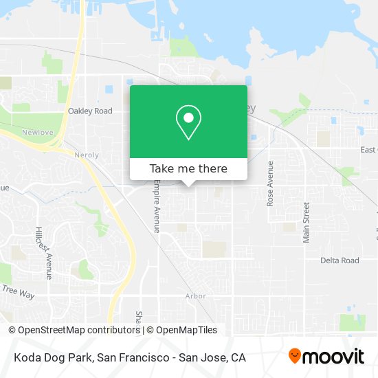 Koda Dog Park map