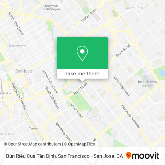 Mapa de Bún Riêu Cua Tân Định