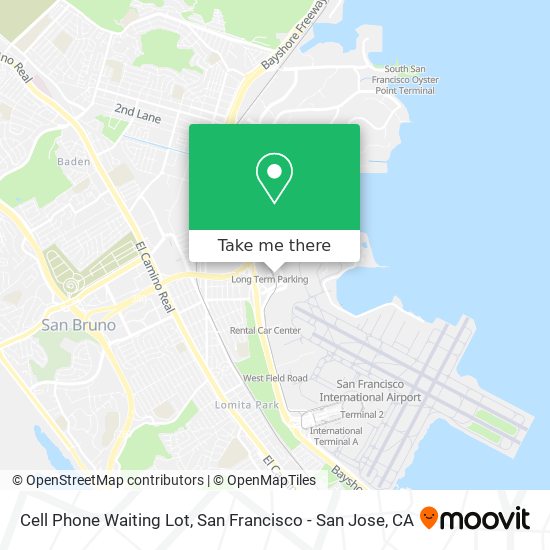 Cell Phone Waiting Lot map