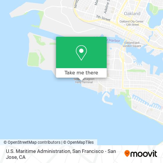U.S. Maritime Administration map