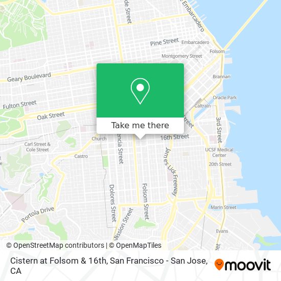 Mapa de Cistern at Folsom & 16th